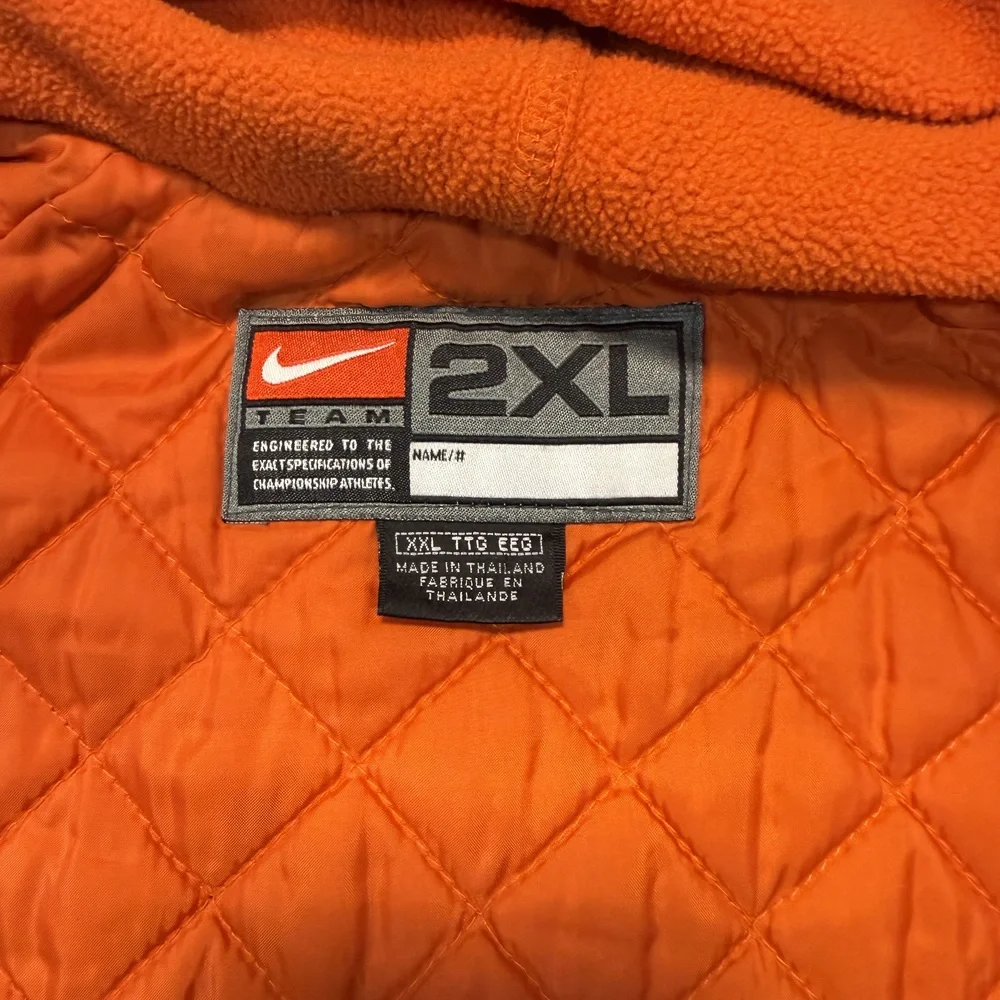 Nike quilted hooded jacket Y2K Navy Size XXL